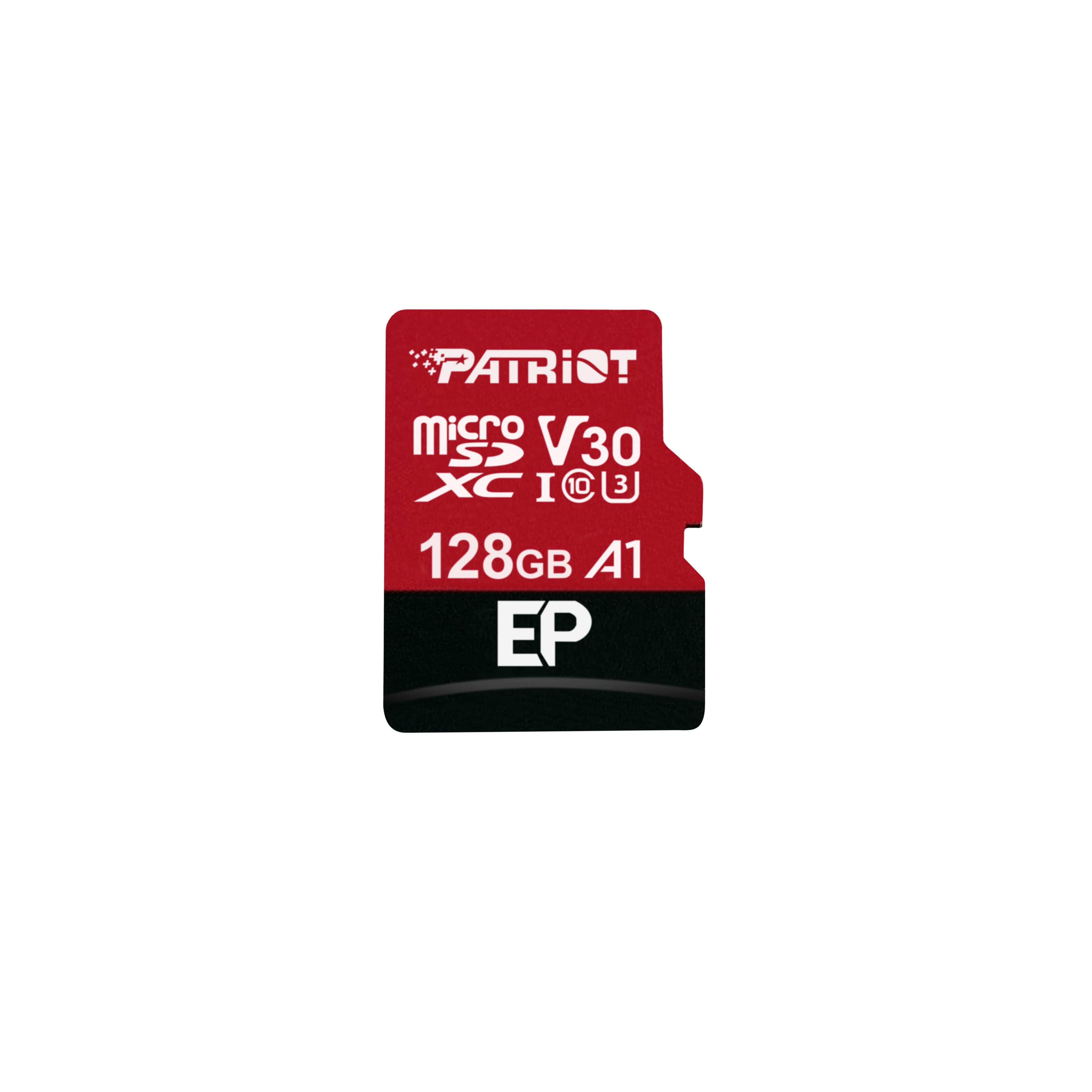 Patriot EP Series microSDXC 128GB UHS-1 U3 V30 A1 (клас 10) - microSDXC памет със SD адаптер за мобилни устройства