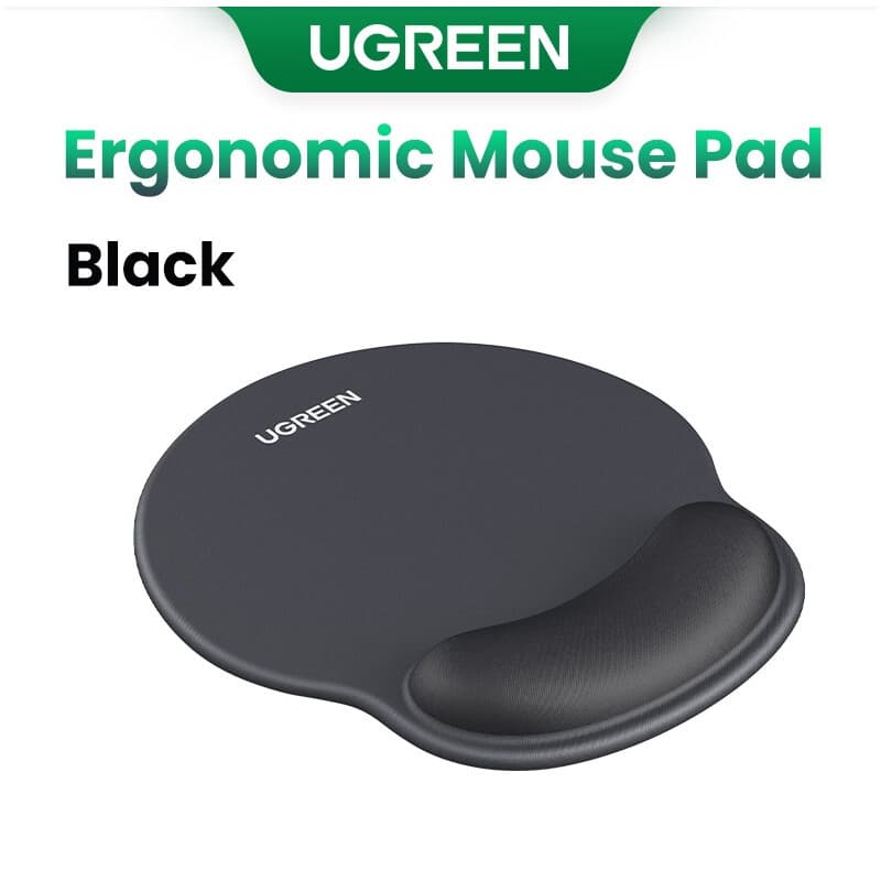 ЕРГОНОМИЧЕН ПАД ЗА МИШКА LP668 UGREEN - ЧЕРЕН