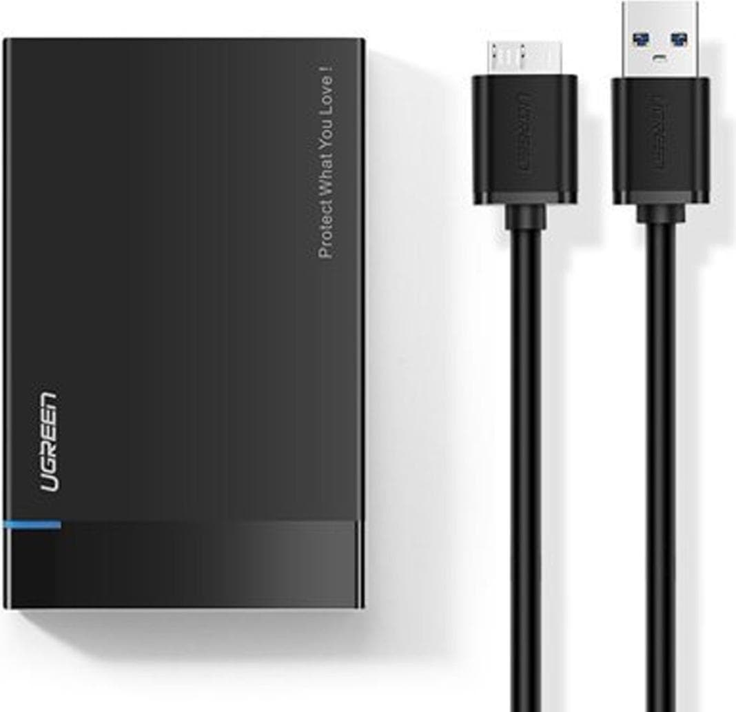 КУТИЯ ЗА HDD/SSD 2.5,microB / USB3.0 US221 UGREEN