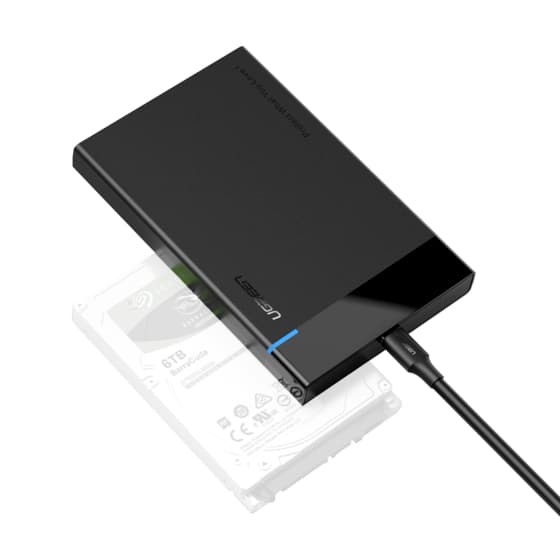 КУТИЯ ЗА HDD/SSD 2.5 С USB-C ПОРТ UGREEN