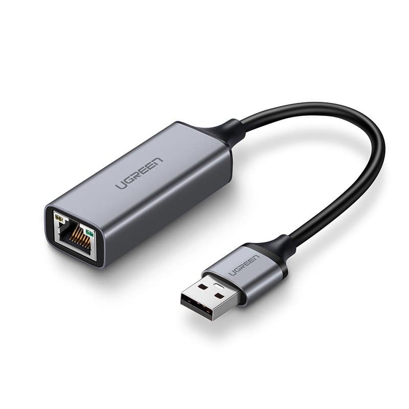ИНТЕРНЕТ АДАПТЕР USB A/RJ45 CM209 UGREEN - МЕТАЛ