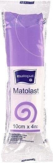 MATOLAST Бинт 10см. х 4 см. фолио