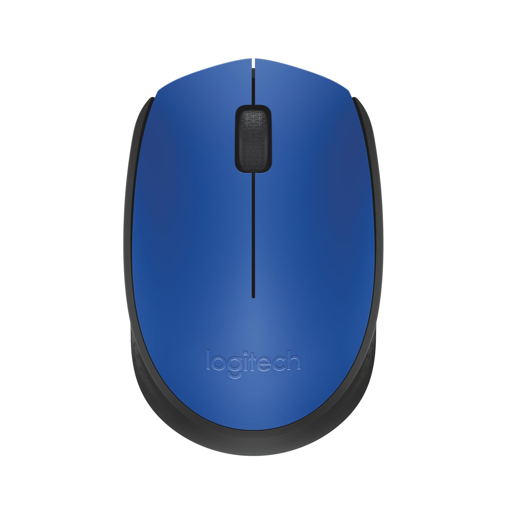 Мишка Logitech M171 (910-004640), безжична, оптична (1000 dpi), USB, синя