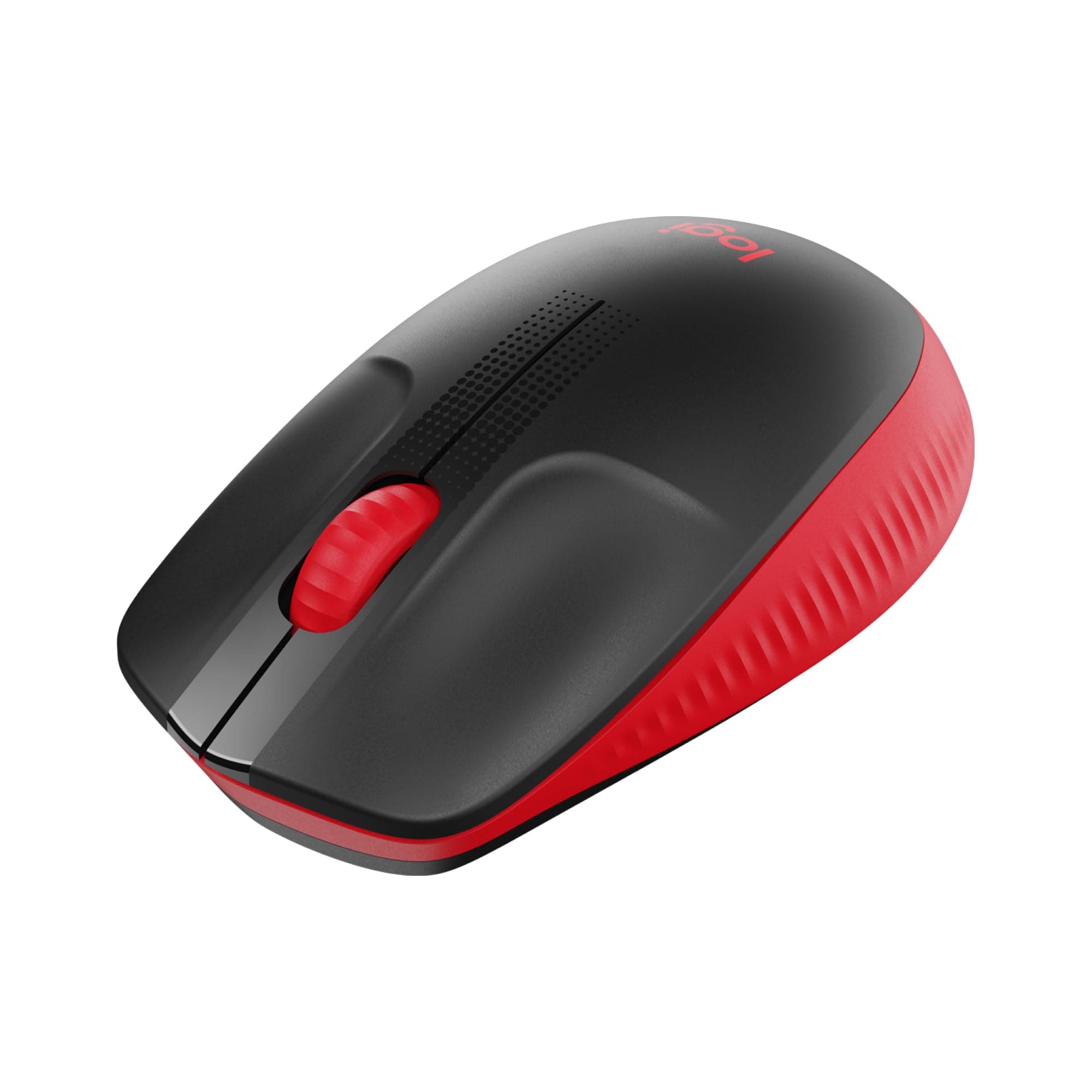 Мишка Logitech M190, оптична (1000dpi), безжична, USB, червена
