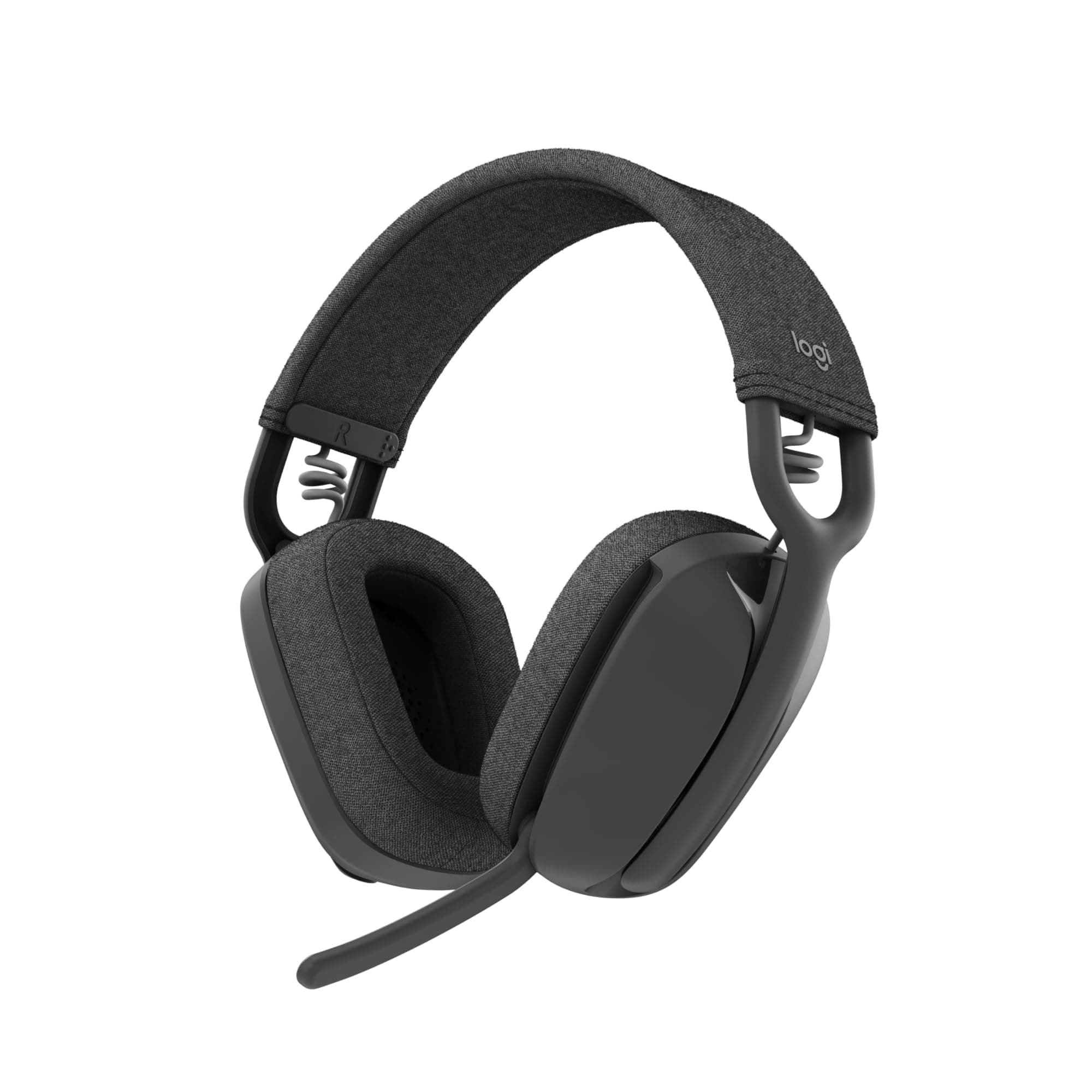 Слушалки Logitech Zone Vibe 100 Graphite, безжични, Bluetooth 5.2, микрофон, до 20 часа време на работа, сиви