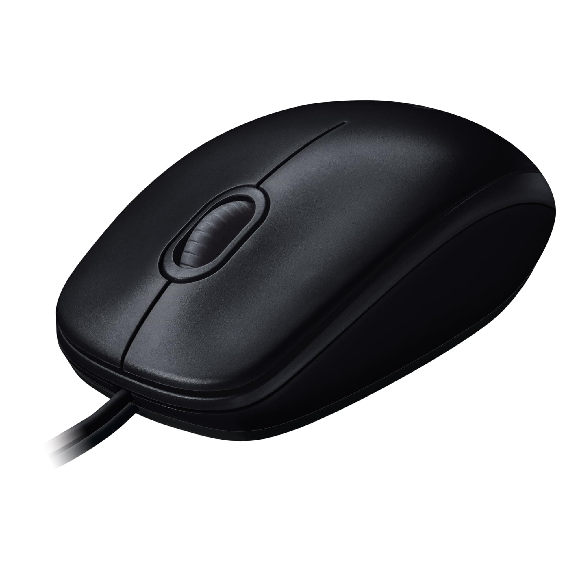 Мишка Logitech M100, оптична, 1000dpi, USB, черна