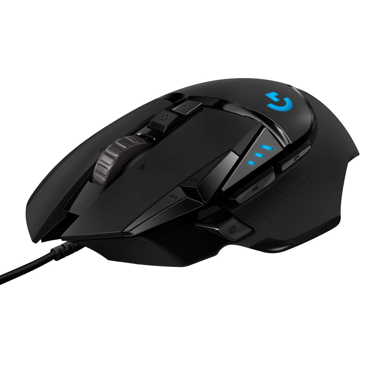 Мишка Logitech G502 Hero, оптична (16 000dpi), USB, черна, геймърска, RGB