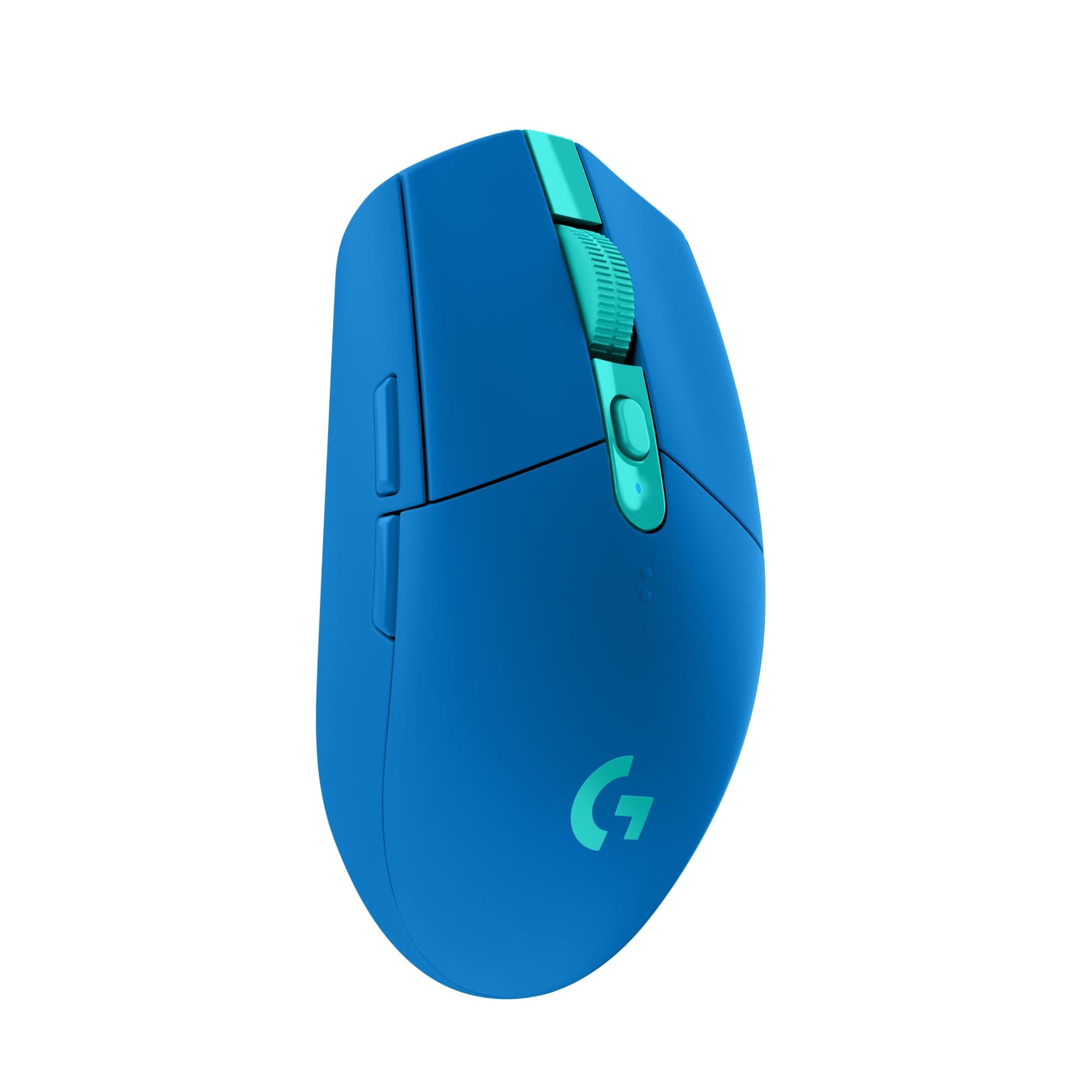 Мишка Logitech G305 Lightspeed, оптична (12 000 dpi), безжична, USB, синя, гейминг, 6 програмируеми бутона