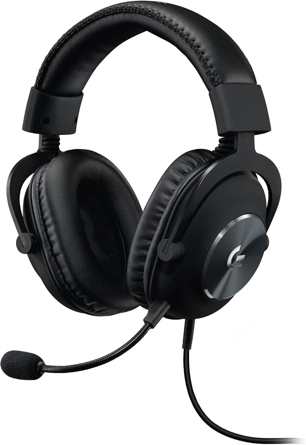 Слушалки Logitech Pro X, микрофон, гейминг, 3.5mm жак, USB, 7.1 surround, черни