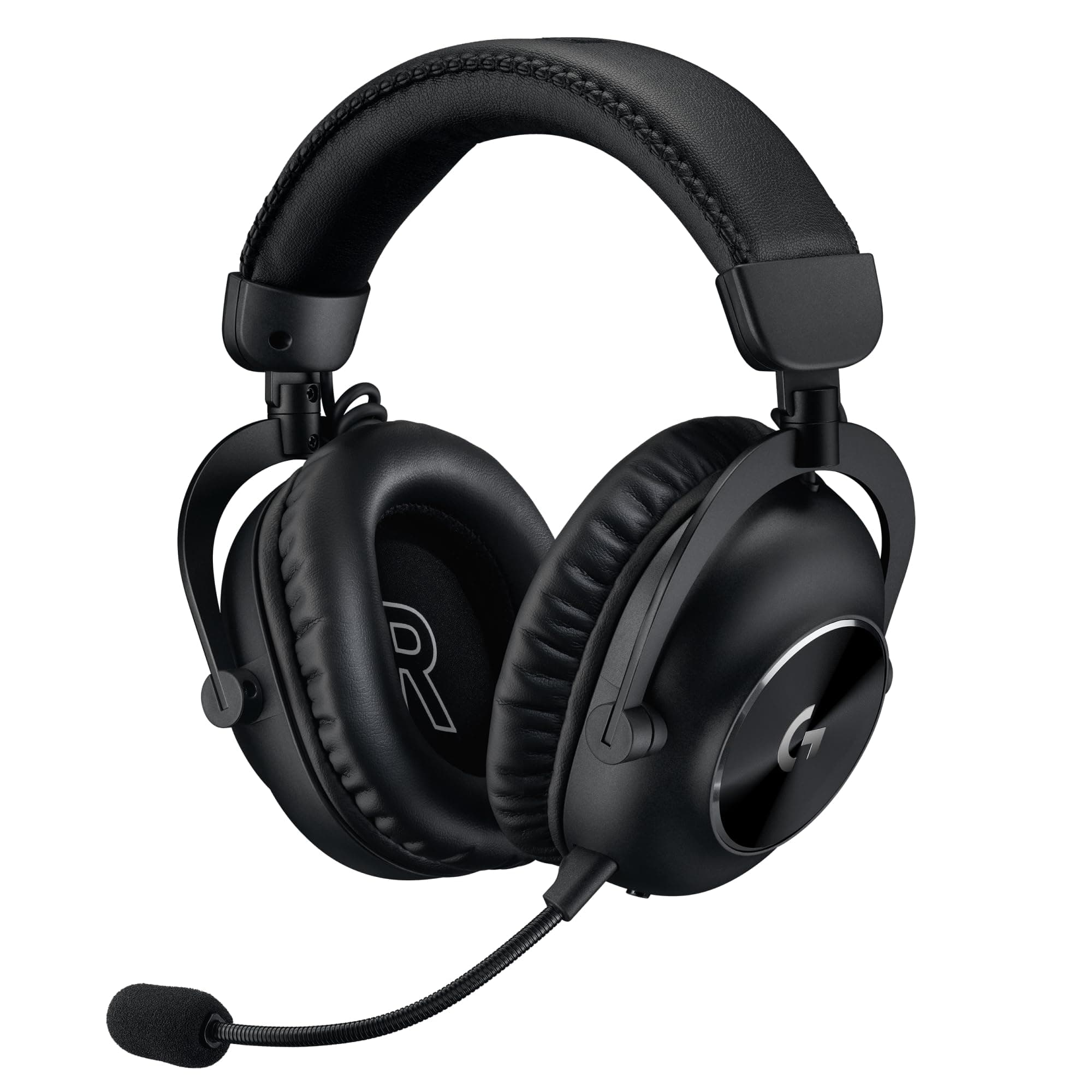 Слушалки Logitech Pro X 2 Lightspeed Black, безжични/жични, Bluetooth, AUX, микрофон, гейминг, до 50 часа време на работа, черни