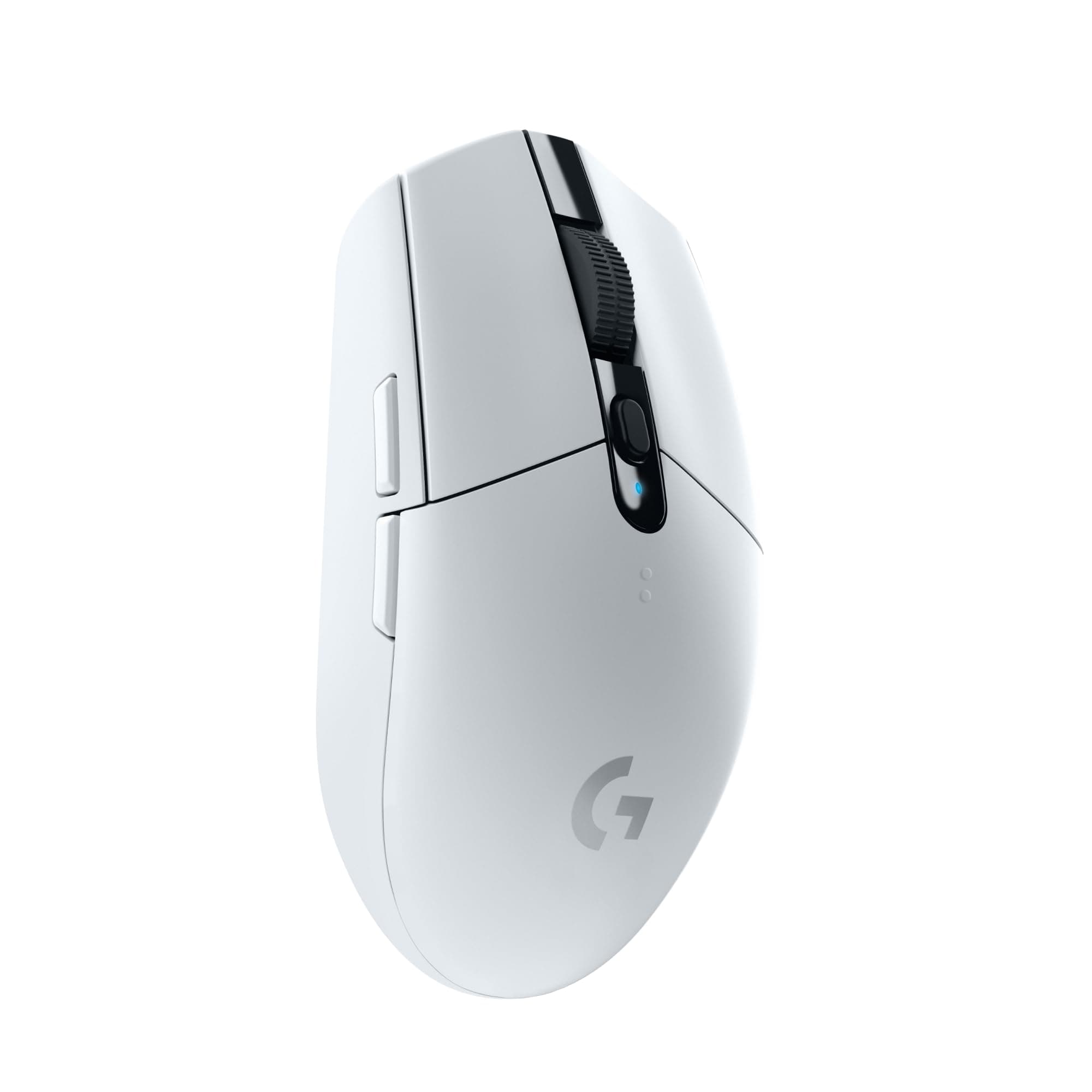 Мишка Logitech G305 Lightspeed (910-005291), оптична (12 000 dpi), безжична, USB, бяла, гейминг, 6 програмируеми бутона