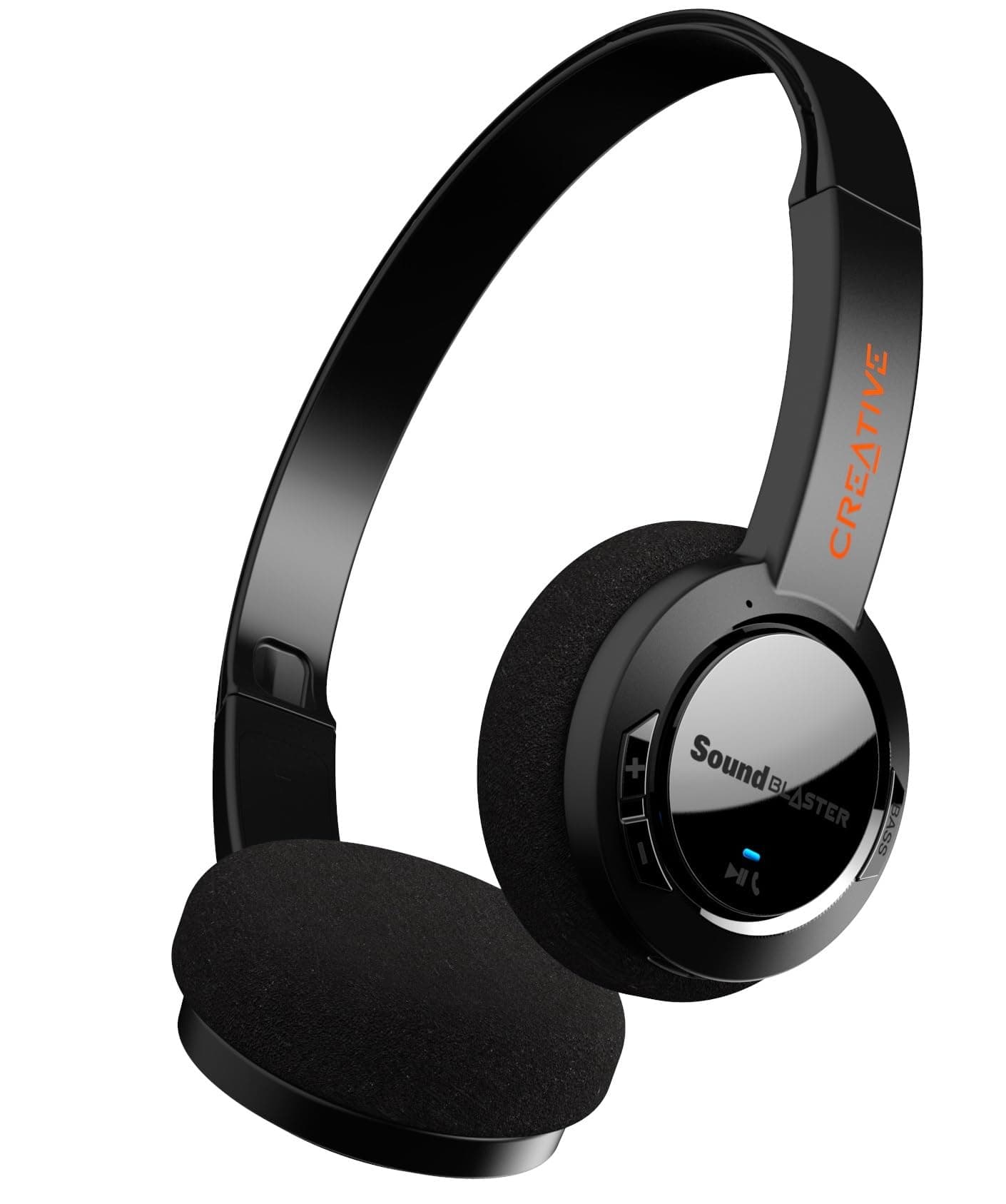 Слушалки Creative Sound Blaster Jam V2, безжични, микрофон, Bluetooth, до 22 часа време на работа, 32mm говорители, черни