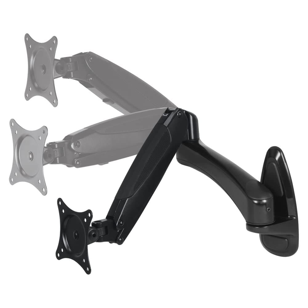 Стойка за монитор Arctic Cooling W1-3D, за стена, за екрани от 13" до 32", VESA 100x100, до 8кг, черна