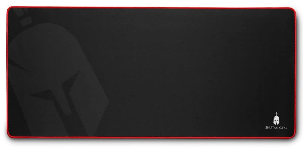 Подложка за мишка Spartan Gear Ares II XXL, гейминг, черна, 900 x 400 x 3 мм