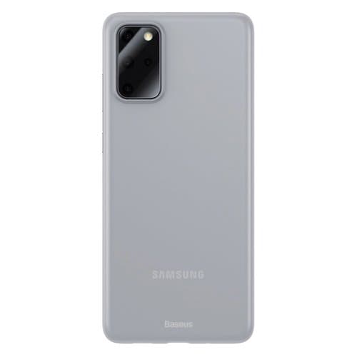 Тънък полипропиленов кейс (0.45 mm) за Samsung Galaxy S20 Plus - Baseus Wing case (бял)