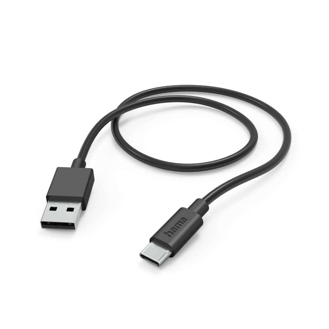 Кабел HAMA 201594, от USB-A(м) към USB-C(м), 1m, черен