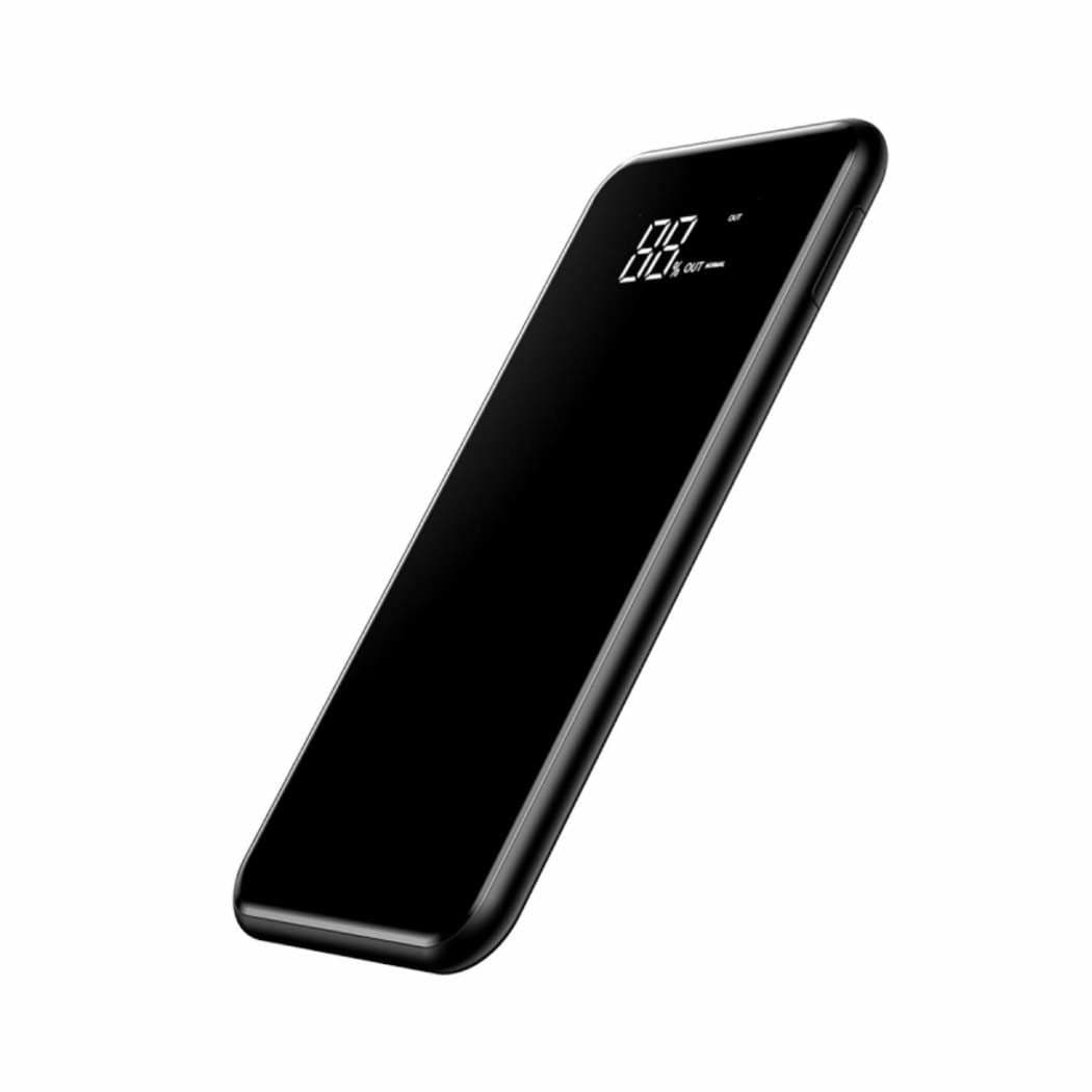 Пад (поставка) за безжично зареждане и външна батерия (8000 mAh) - Baseus Wireless Charge Power Bank (черен)