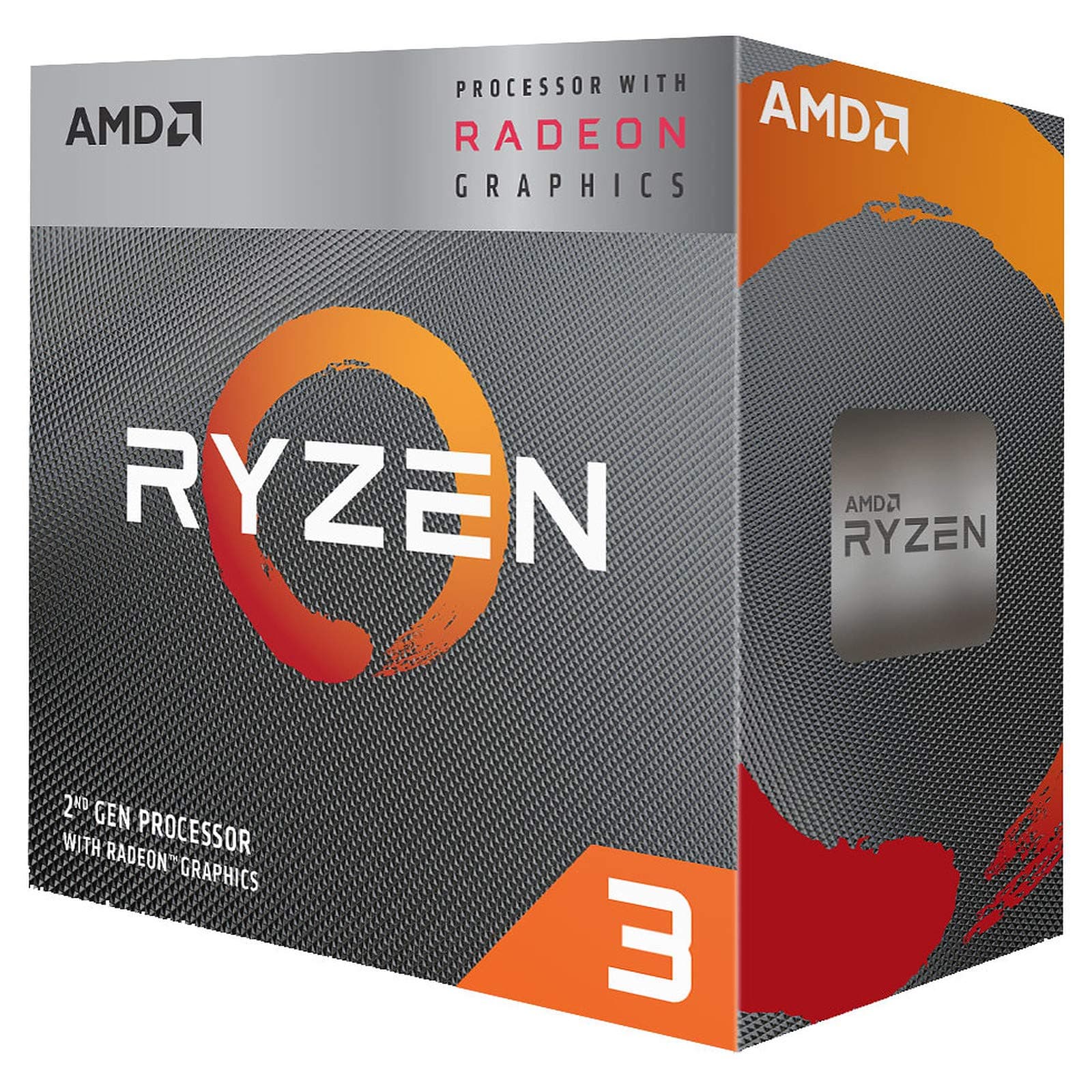 AMD Ryzen 3 3200G 4C/4T (3.6GHz / 4.0GHz Boost, 6MB, 65W, AM4)