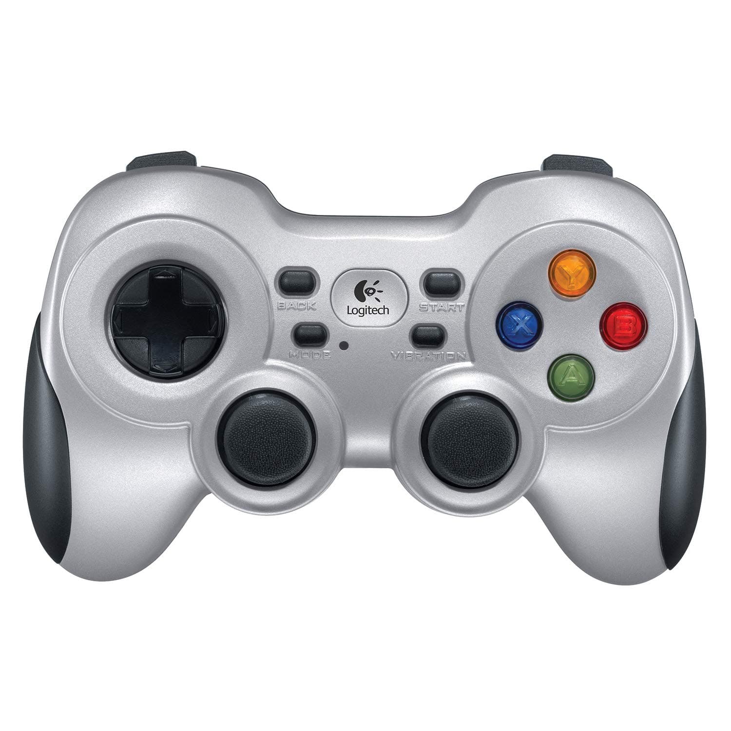 Logitech Gamepad F710, обратна връзка с двойна вибрация, поддръжка на Steam, D-Pad, 2,4 GHz безжична връзка