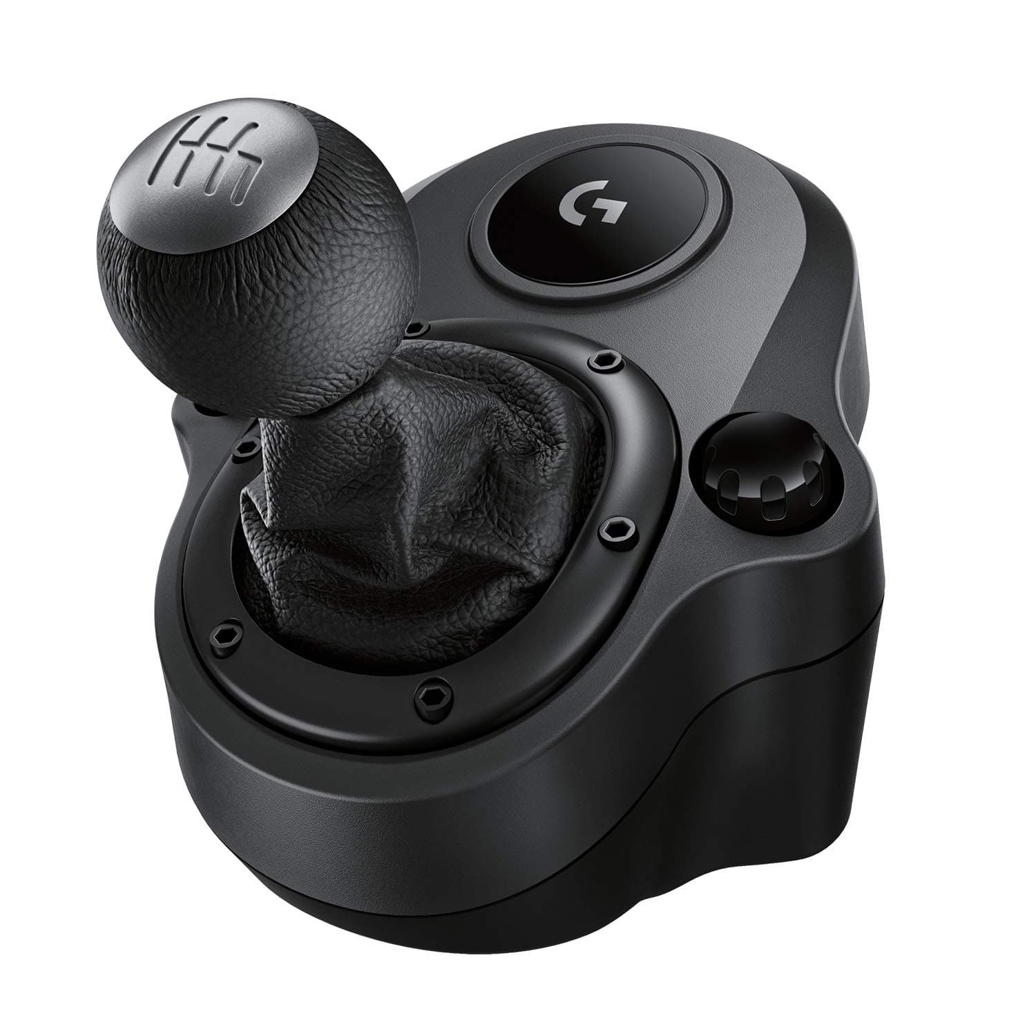 Logitech G Shifter, шест скорости, G923, G29 И G920 Racing Wheels, стомана, кожа