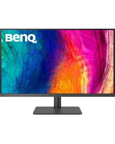 BenQ PD3205U 32" IPS 4ms 3840x2160 4K, DesignVue Designer Mon,100% sRGB,PIP/PBP,CAD/CAM,Disp Pilot,Flicker-free,LBL,1000:1,20M:1 DCR,10 Bit,250cd/m2,USB C(PowerDelivery 90W),HDMI,DP,miniDP,USB хъб,PIP/PBP,KVM,Card R/W,2x2.5W,HAdj.,Swivel,Pivot,Tilt,Gray