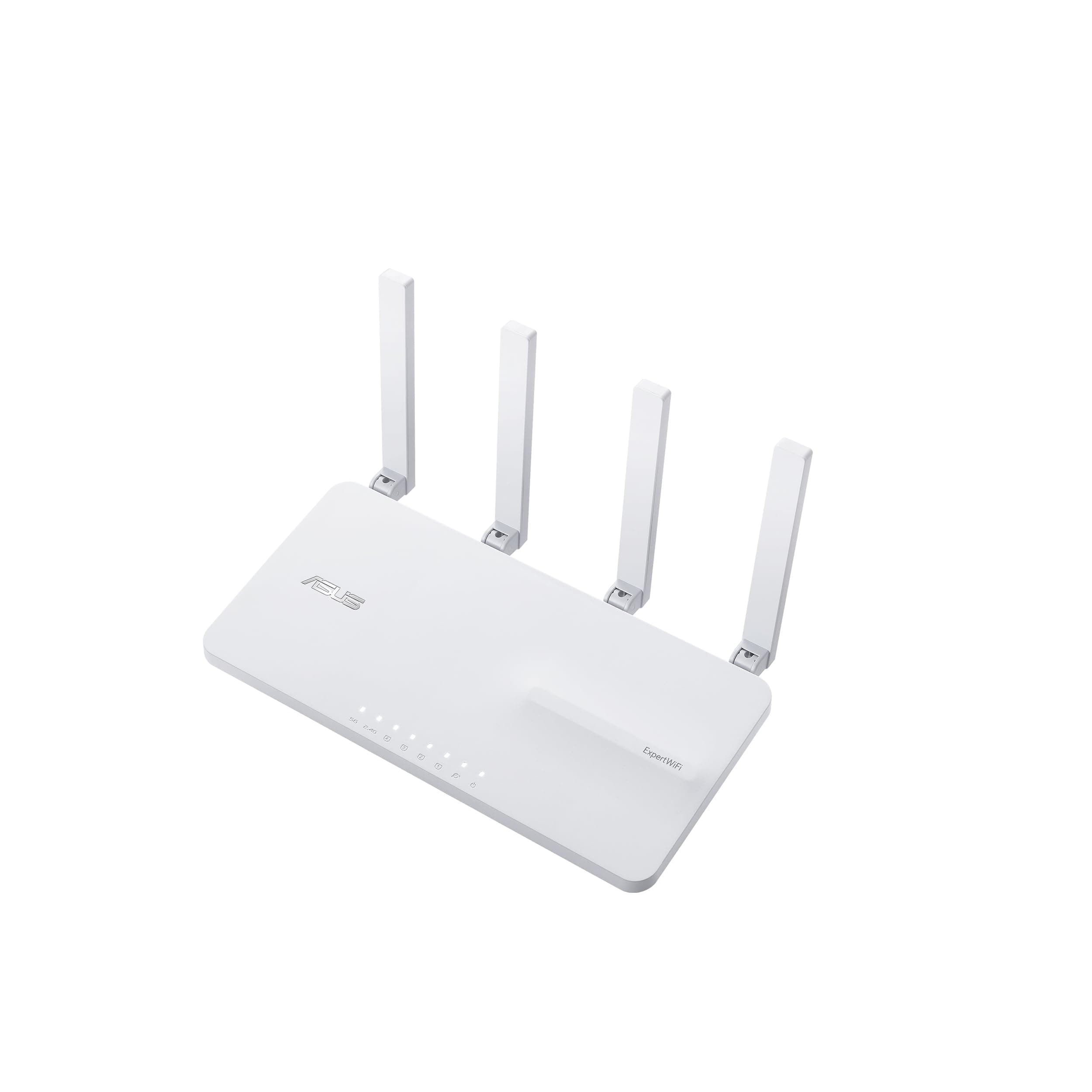 Asus Business Router & Access Point ExpertWiFi EBR63, AX3000, Dual-Band, Quad-Core 1.7GHz CPU, 256MB/512MB Flash/RAM, Gigabit, OFDMA, Beamforming, Switch & Security Gateway, 5 SSIDs, VLAN, SDN, site-to-sit VPN, стенен монтаж, бял