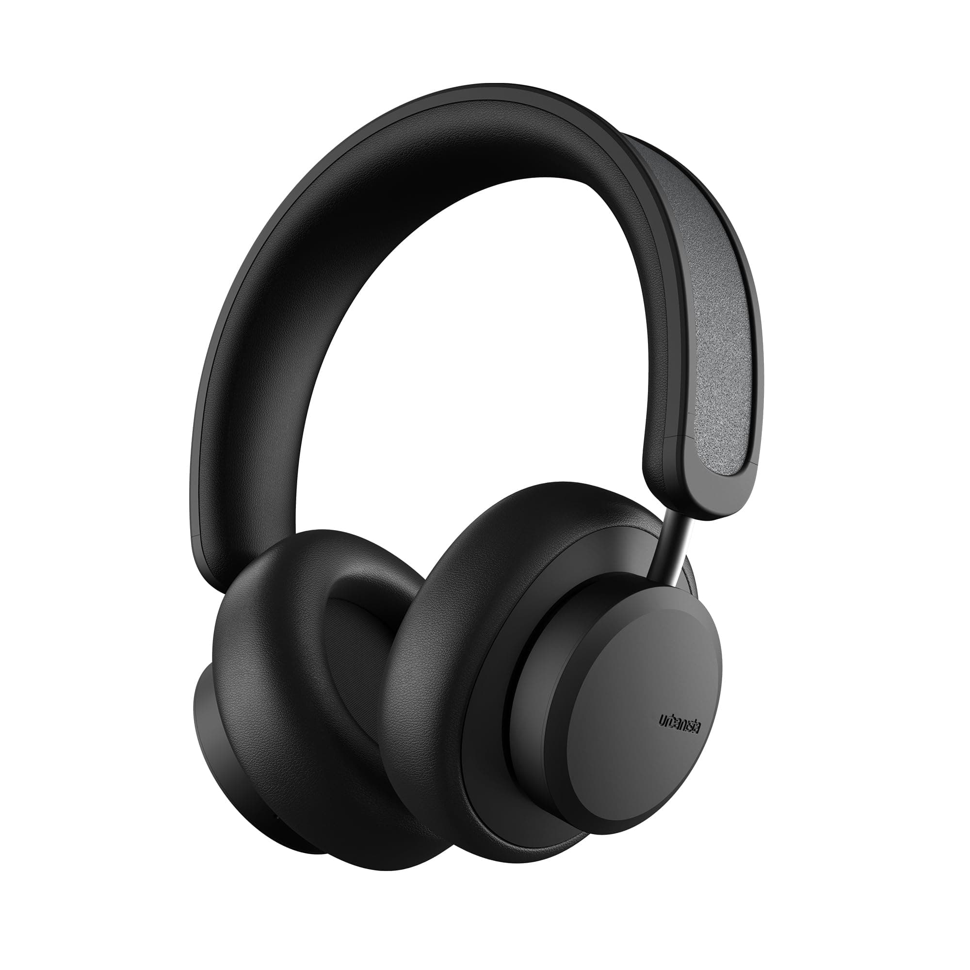 Слушалки Urbanista Los Angeles, безжични, Bluetooth, микрофон, 40mm динамични мембрани, хибридно шумопотискане, съместими с Google Assistant и Siri, соларно зареждане, черни