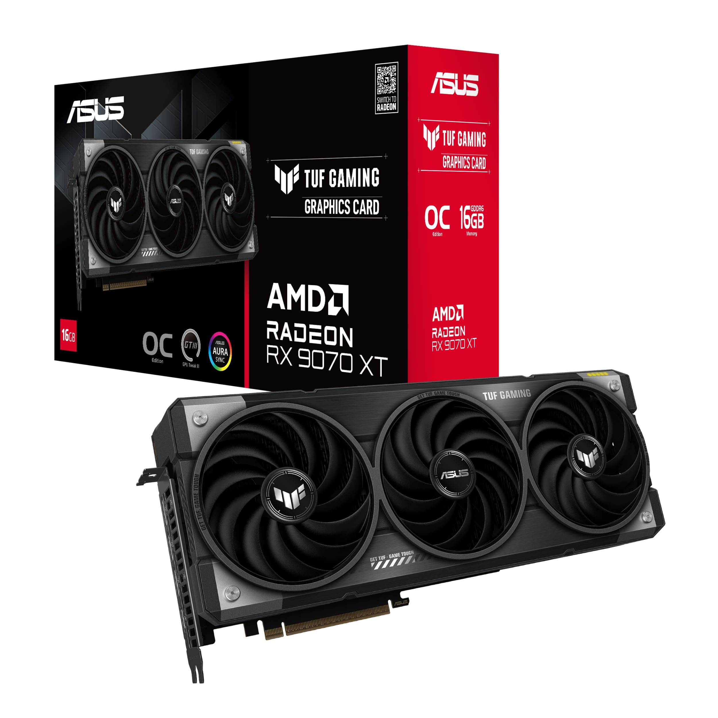 Asus TUF Gaming RX 9070XT 16GB GDDR6 OC