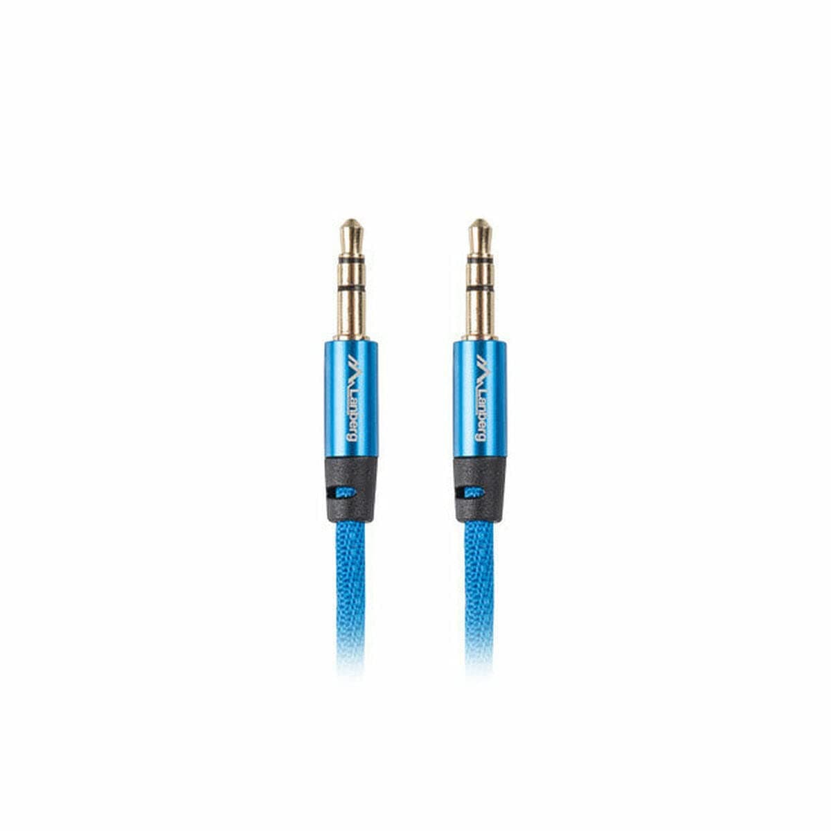 Lanberg mini jack 3.5mm M/M 3 pin cable 2m, blue premium