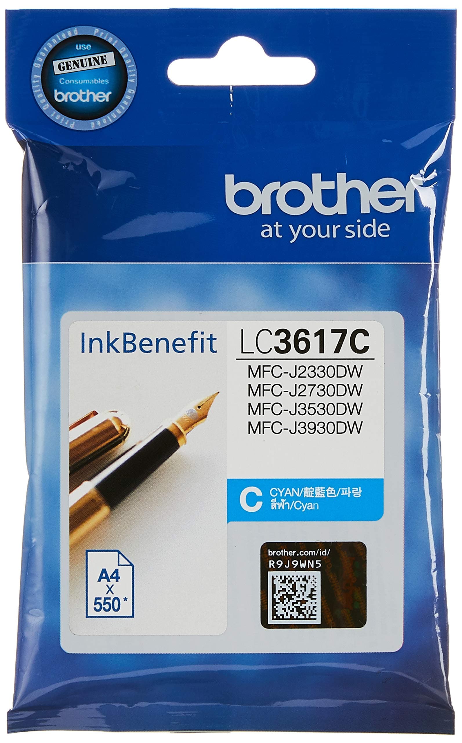 Brother LC-3617 Cyan Ink Cartridge for MFC-J2330DW/J3530DW/J3930DW