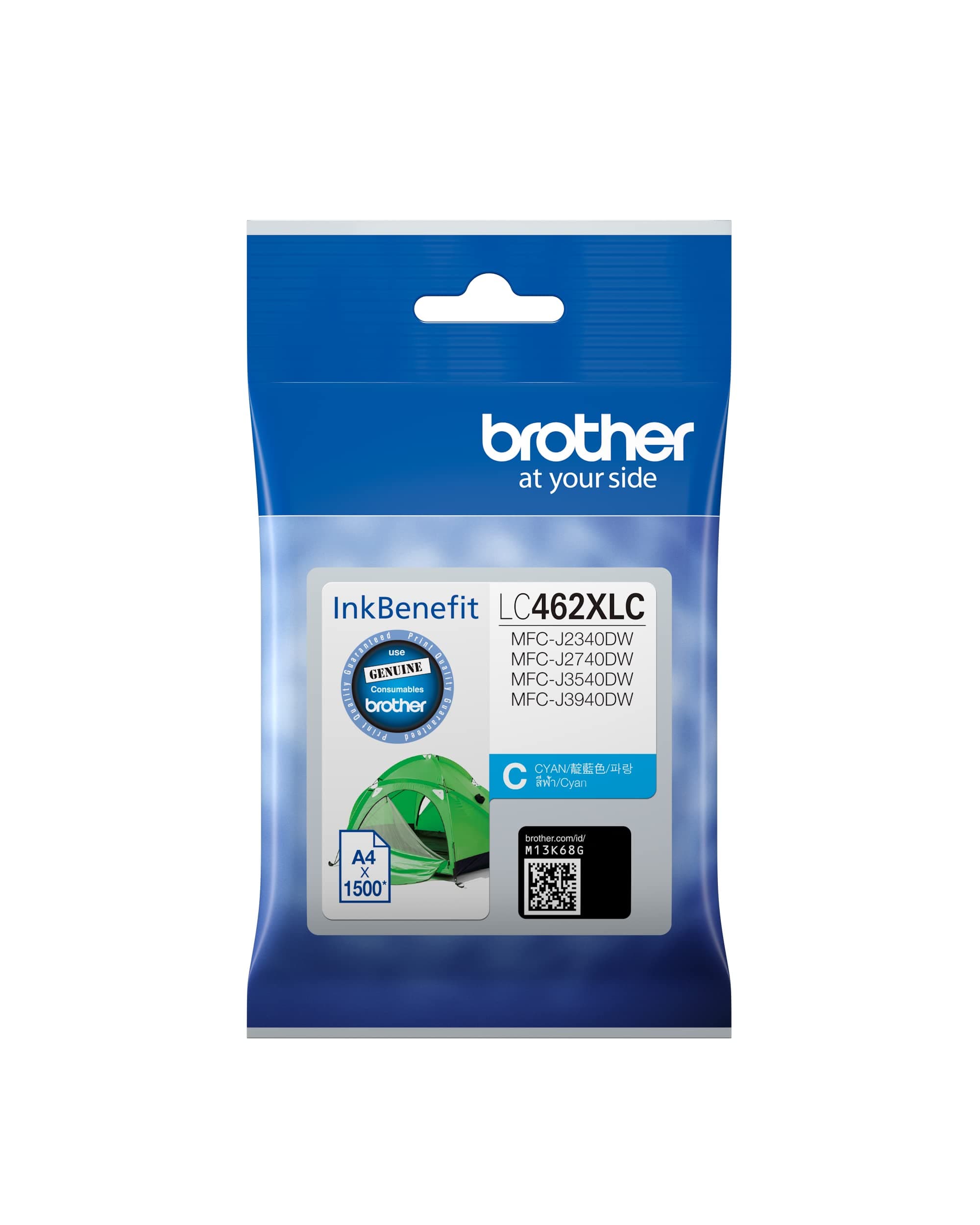 Brother LC462XLC Cyan Ink Cartridge for MFC-J2340DW/J3540DW/J3940DW