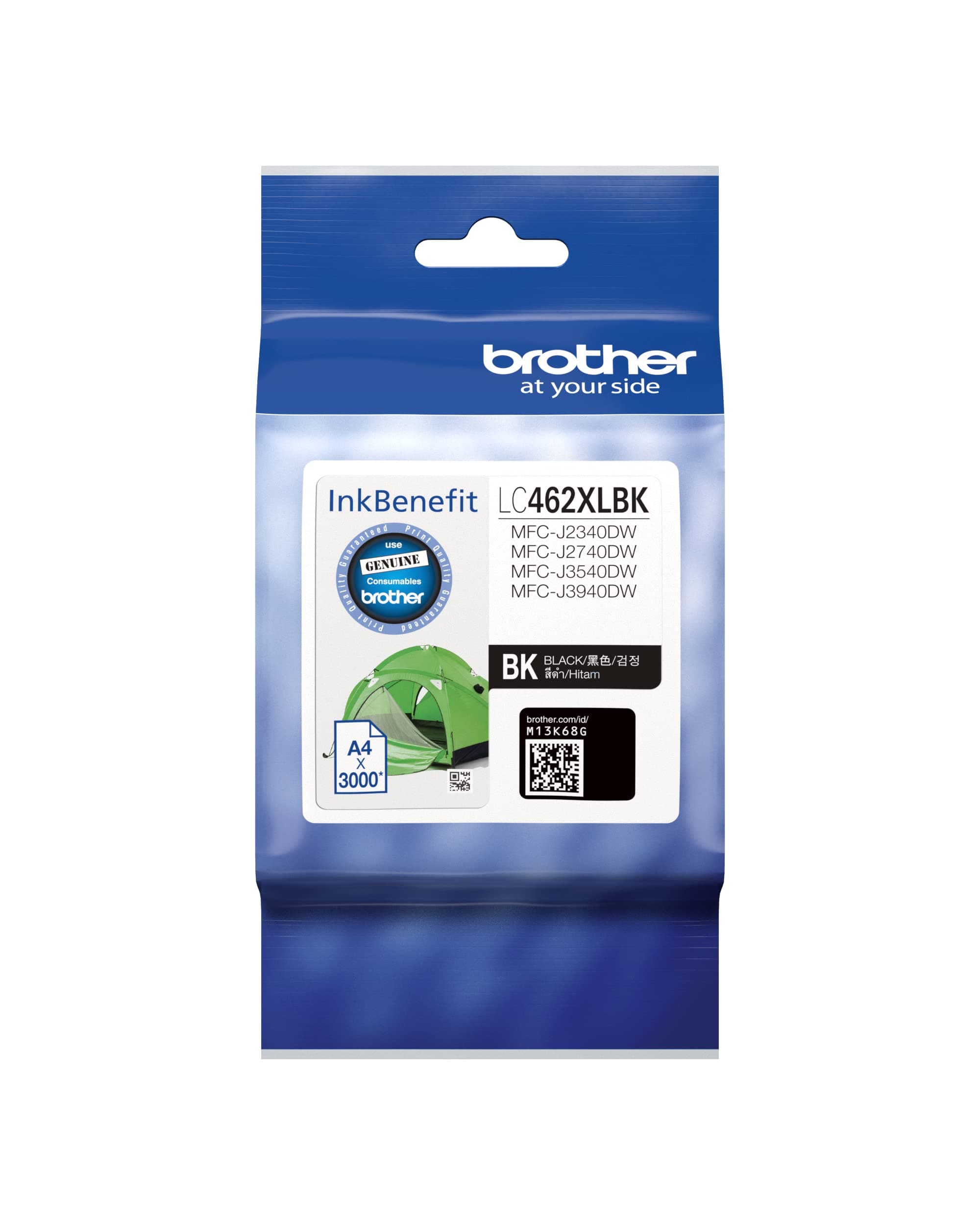 Brother LC462XLBK Black Ink Cartridge for MFC-J2340DW/J3540DW/J3940DW