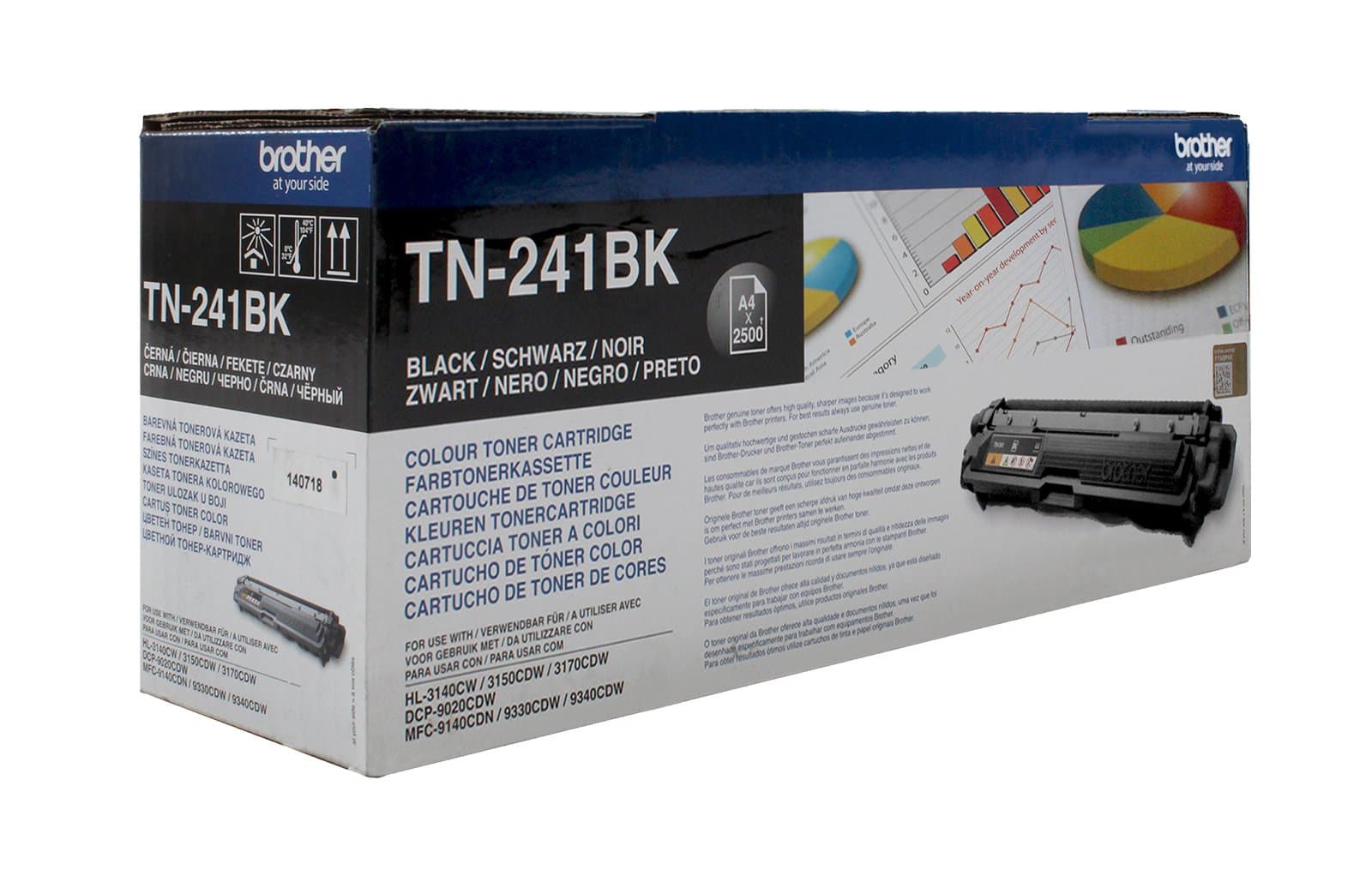 Brother TN-241BK Toner Cartridge