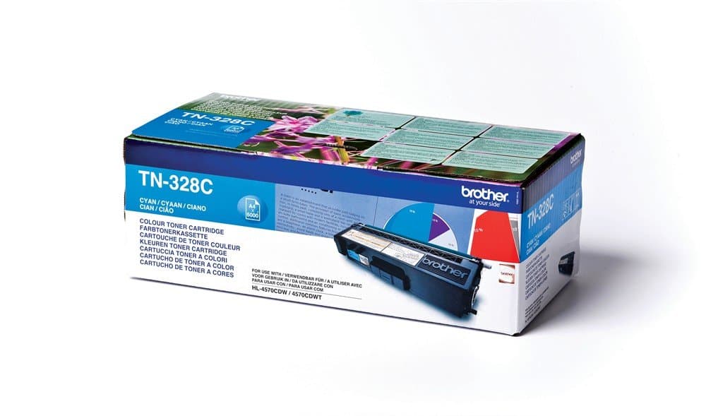 Brother TN-328C Toner Cartridge High Yield