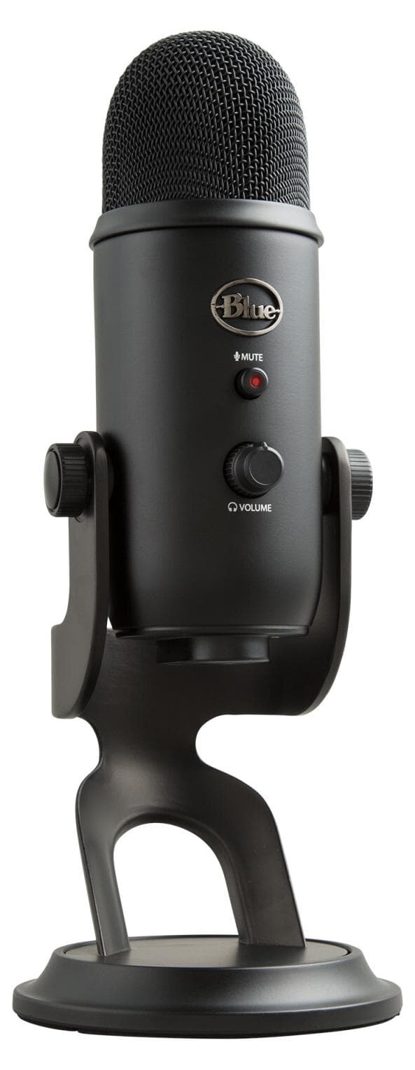 Микрофон Logitech Blue Yeti (988-000229), кардиоиден, кондензаторен, USB, черен