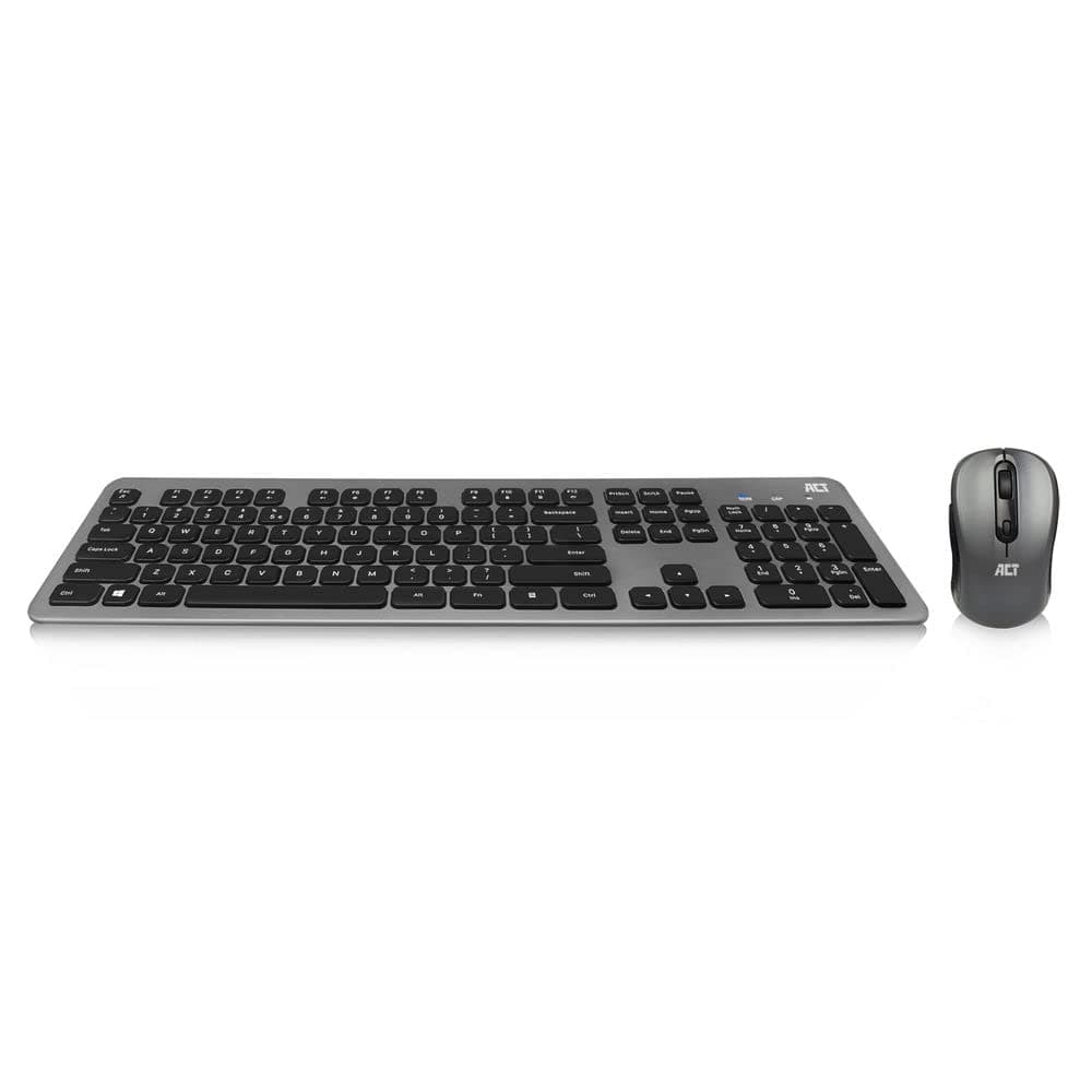 Комплект клавиатура и мишка ACT AC5710, безжични, 1600dpi, USB, черни
