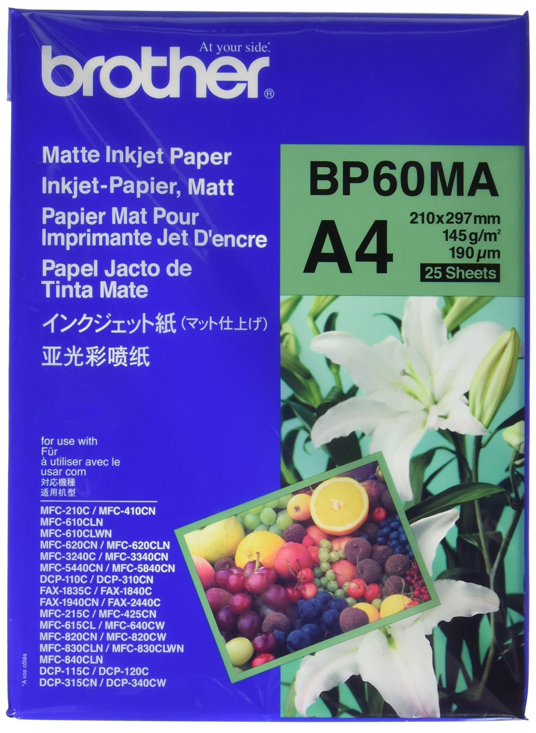 Brother BP-60 A4 Matt Photo Paper (25 sheets)