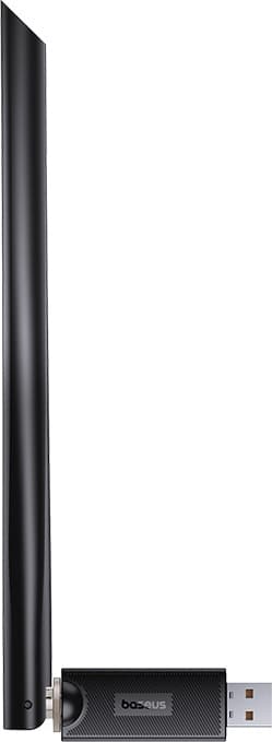 Baseus FastJoy Fast Wi-Fi USB Adapter 300Mbps - USB-A адаптер за приемане на безжичен Wi-Fi сигнал (черен)