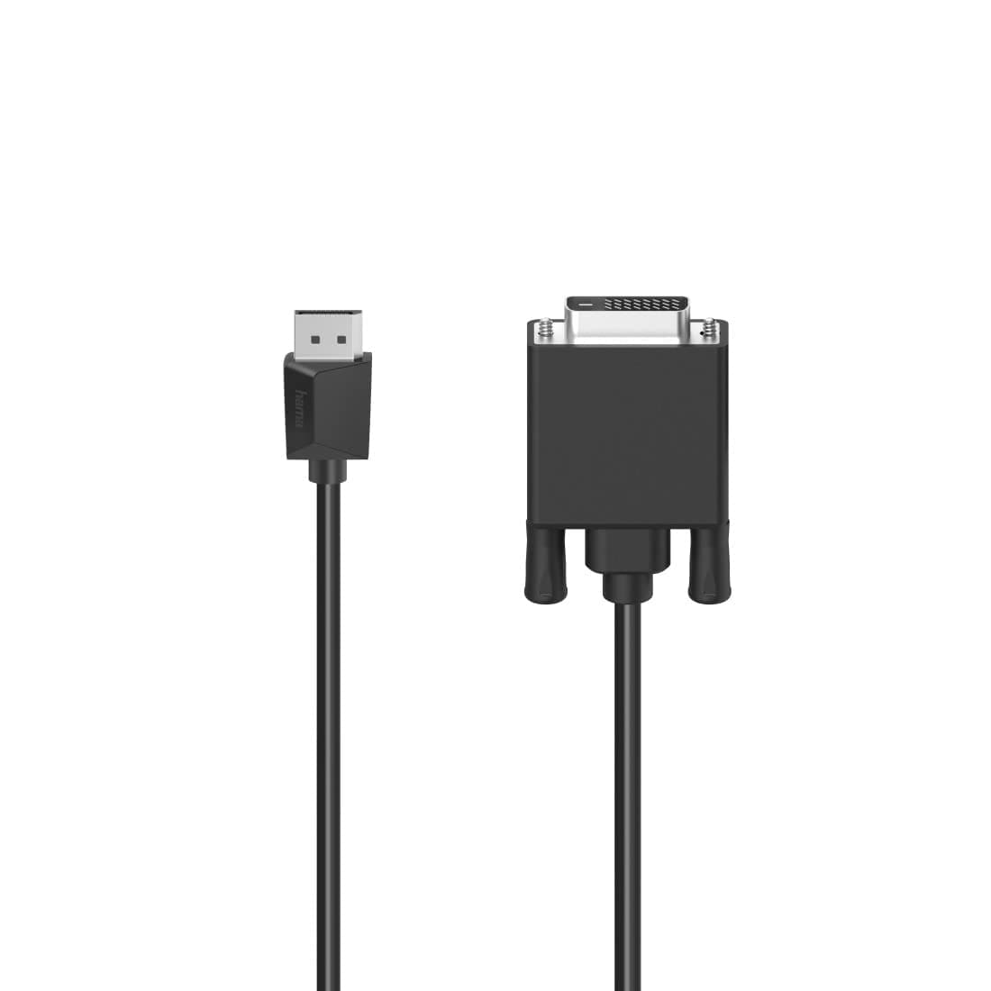 Кабел Hama 200713, от DisplayPort(м) към DVI(м), 1.5м., 4K(4096x2160), черен