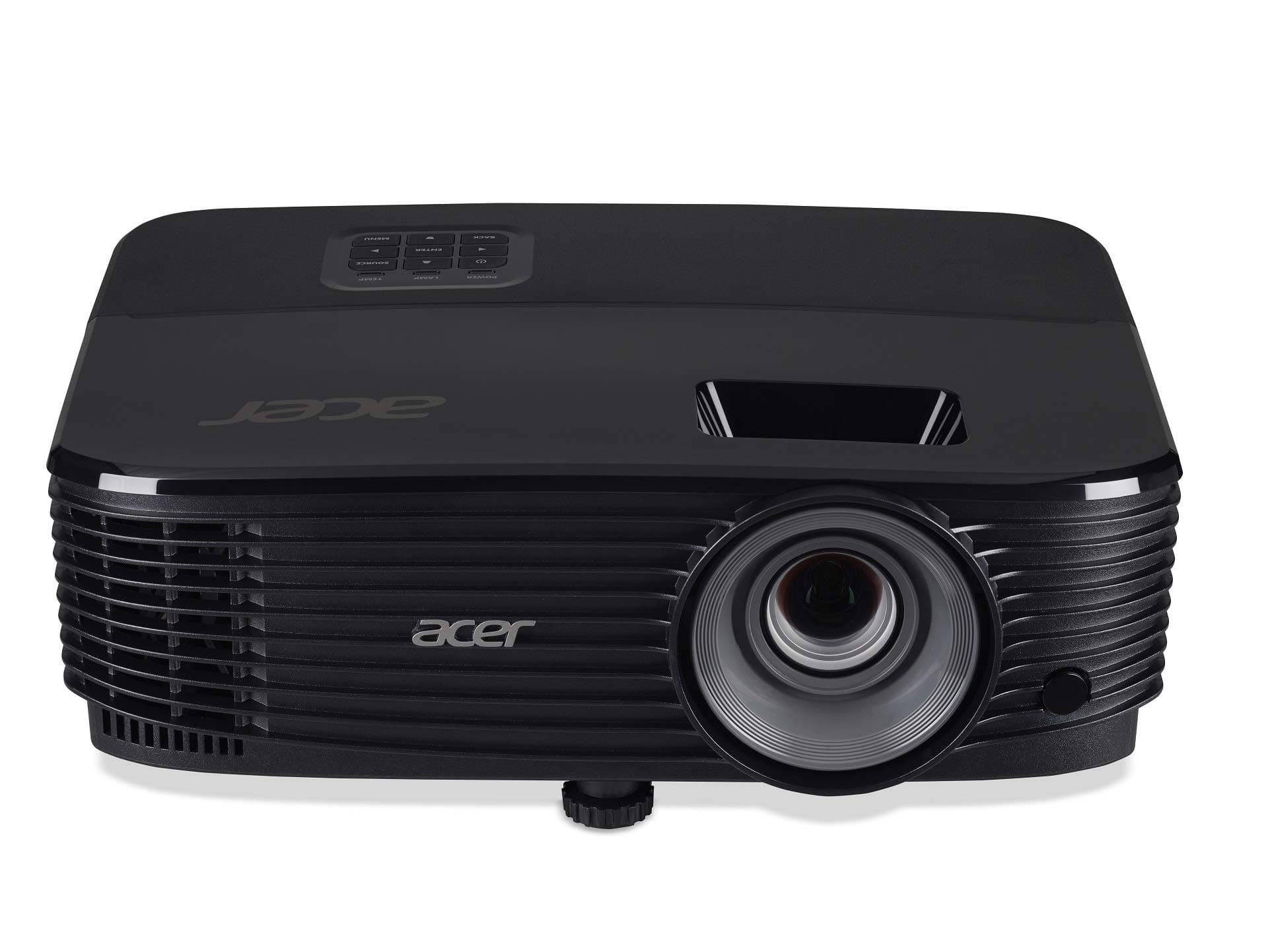Проектор Acer X1123HP, DLP, SVGA (800x600), 4000 ANSI лумена, 20000:1, 3D, HDMI, VGA, RCA, Аудио вход, Аудио изход, VGA изход, Високоговорител 3W, Bluelight Shield, LumiSense, 3D, 2,4 кг, Живот на лампата до 15000 часа, Черен