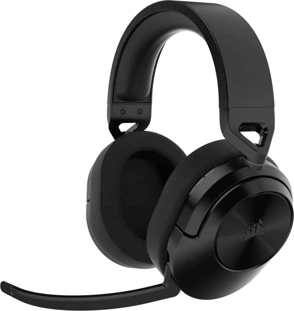 Слушалки Corsair HS55 Wireless, безжични, Bluetooth, микрофон, 50mm драйвери, Dolby Audio 7.1, черни