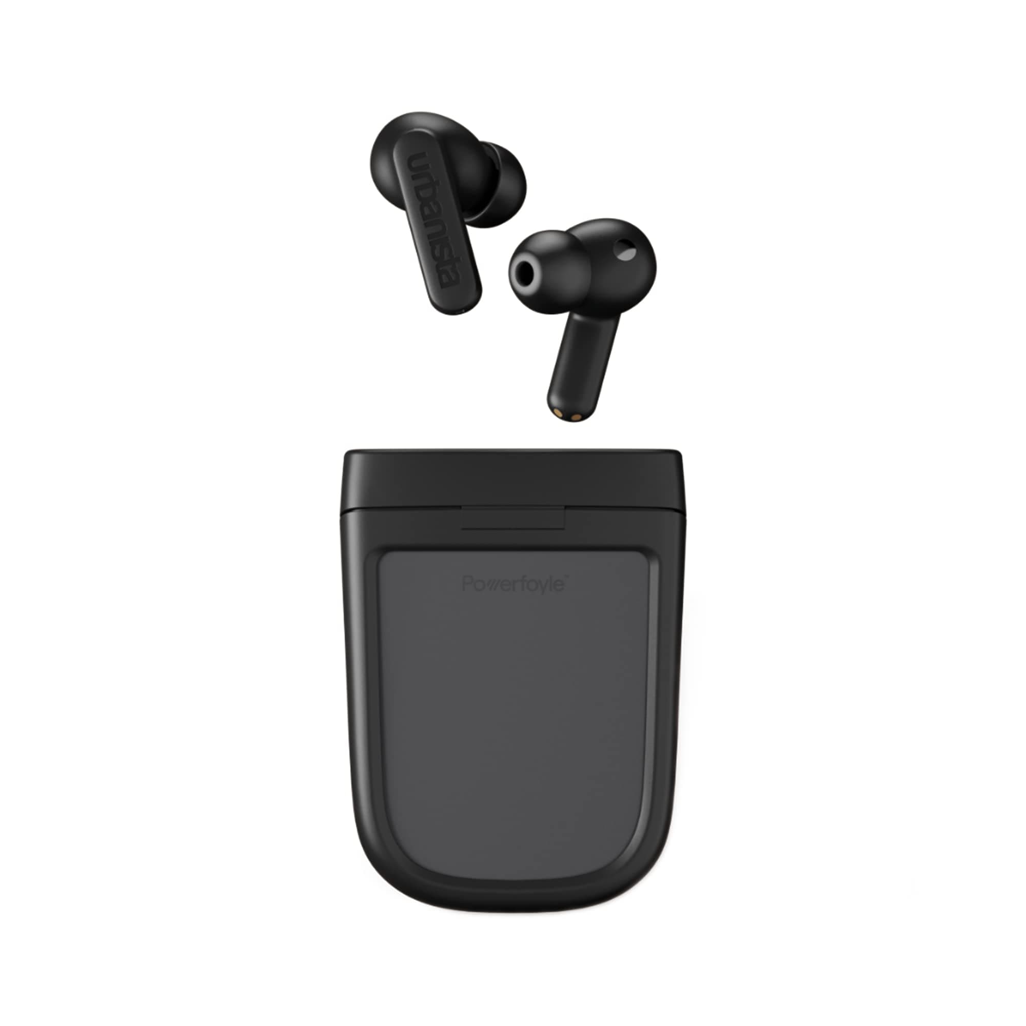 Слушалки Urbanista Phoenix, безжични, Bluetooth, микрофон, Powerfoyle соларно зареждане, до 8 часа време на работа, хибридно ANC, IPX4 водоустойчивост, черни