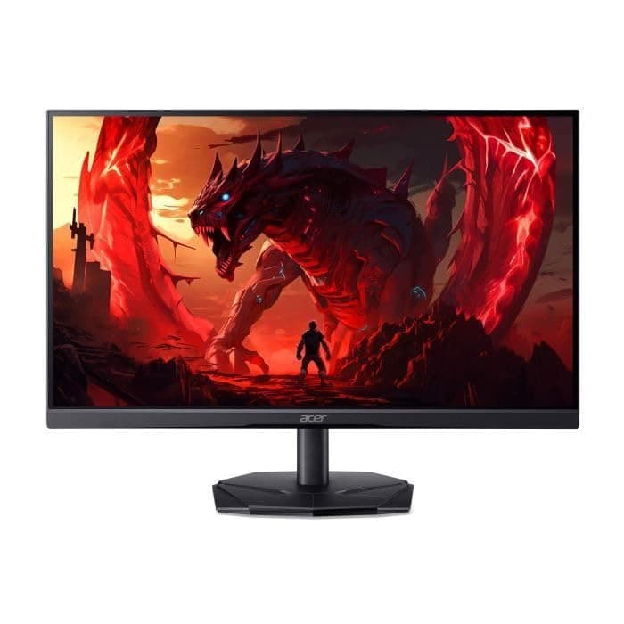 Acer Nitro KG251QX0biip, 24.5'' VA, FHD (1920X1080) ZeroFrame,FreeSync 200Hz, 1ms(VRB), 100M:1, 250nits, 99% sRGB, 2xHDMI,DP, Tilt,BluelightShield, Vesa, Black