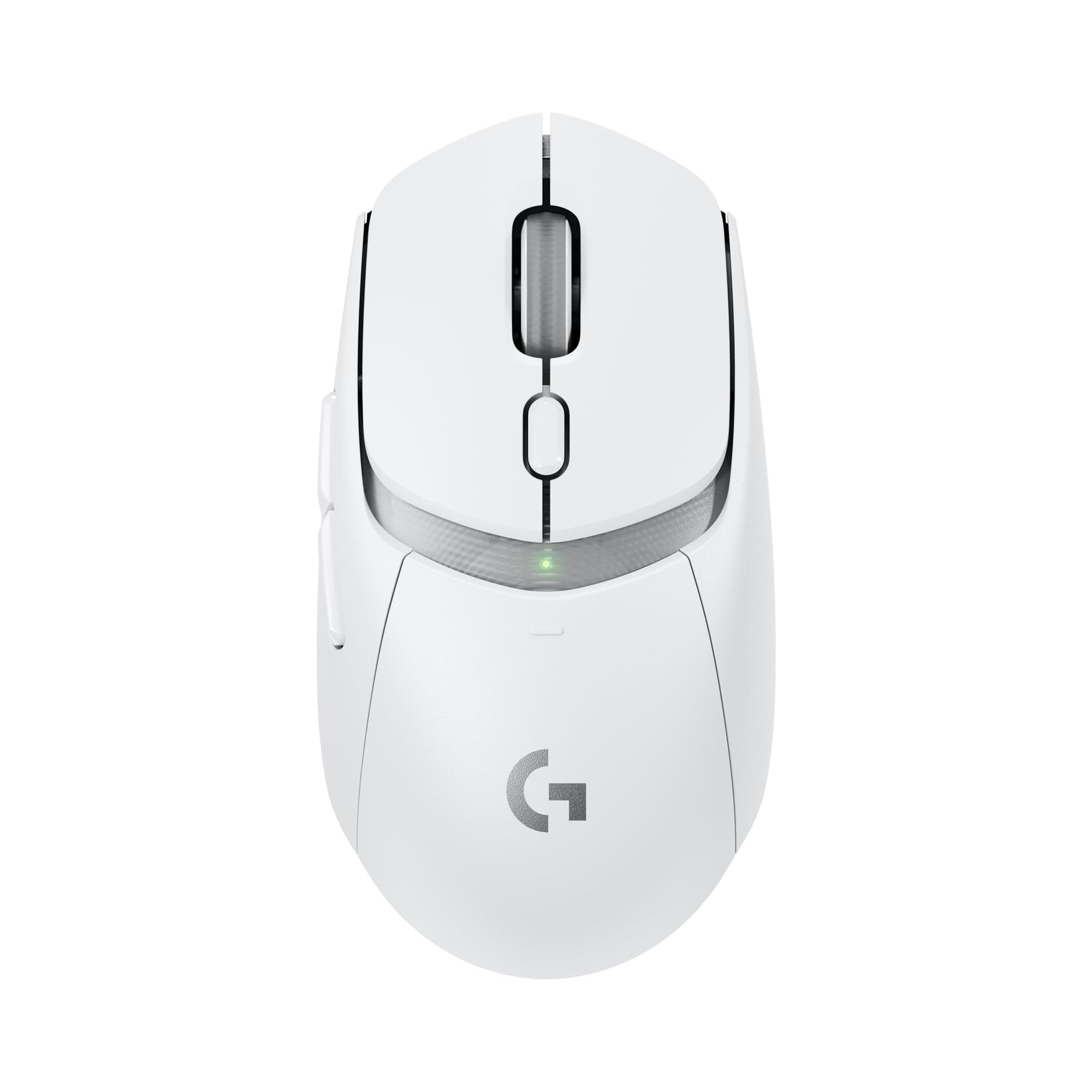 Мишка Logitech G309 Lightspeed, оптична (25 600 dpi), безжична, Bluetooth, USB, бяла, гейминг, 6 програмируеми бутона