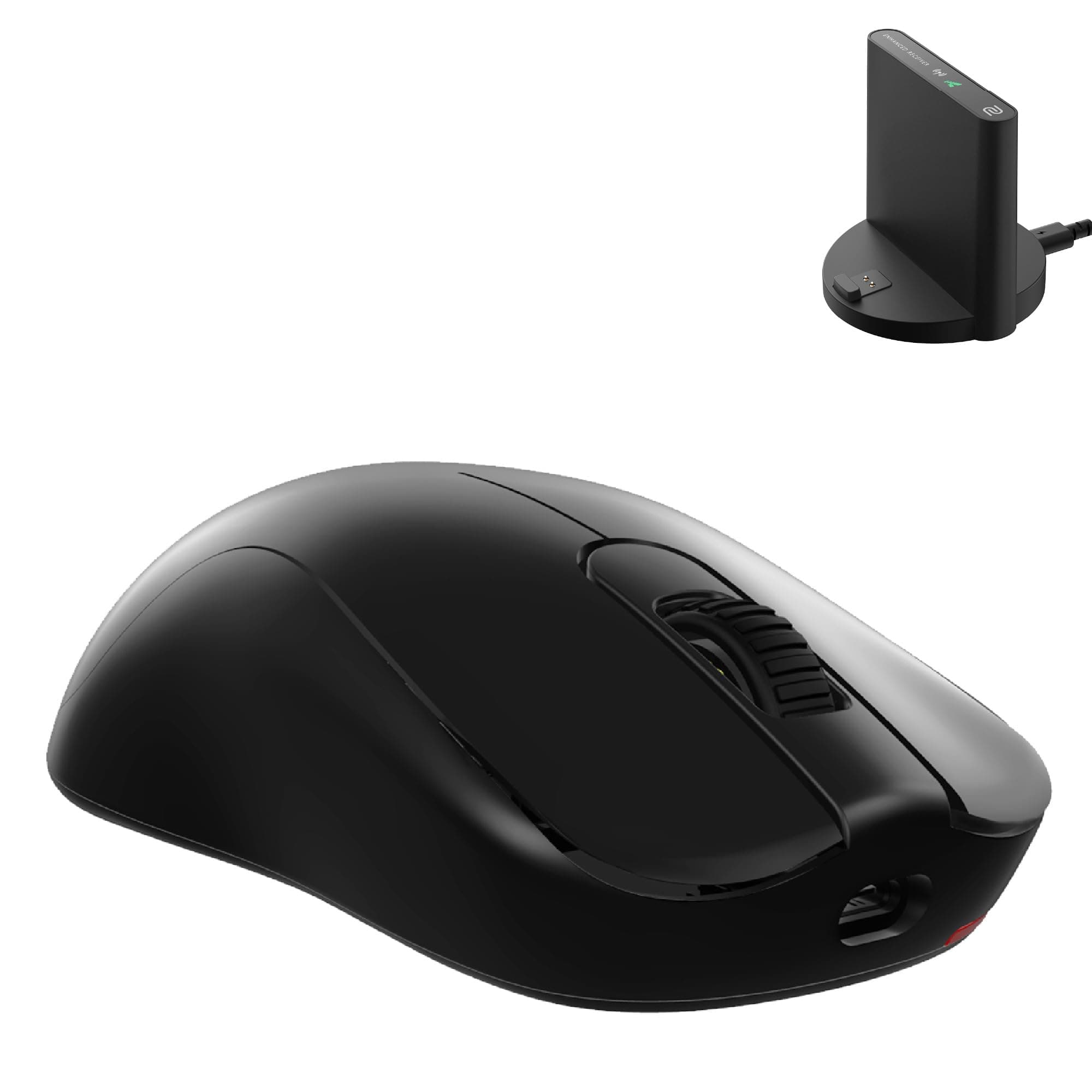 Мишка ZOWIE S2-DW 4K, оптична (3200 dpi), безжична, USB, черна, гейминг, 7 бутона, 4000Hz Polling Rate