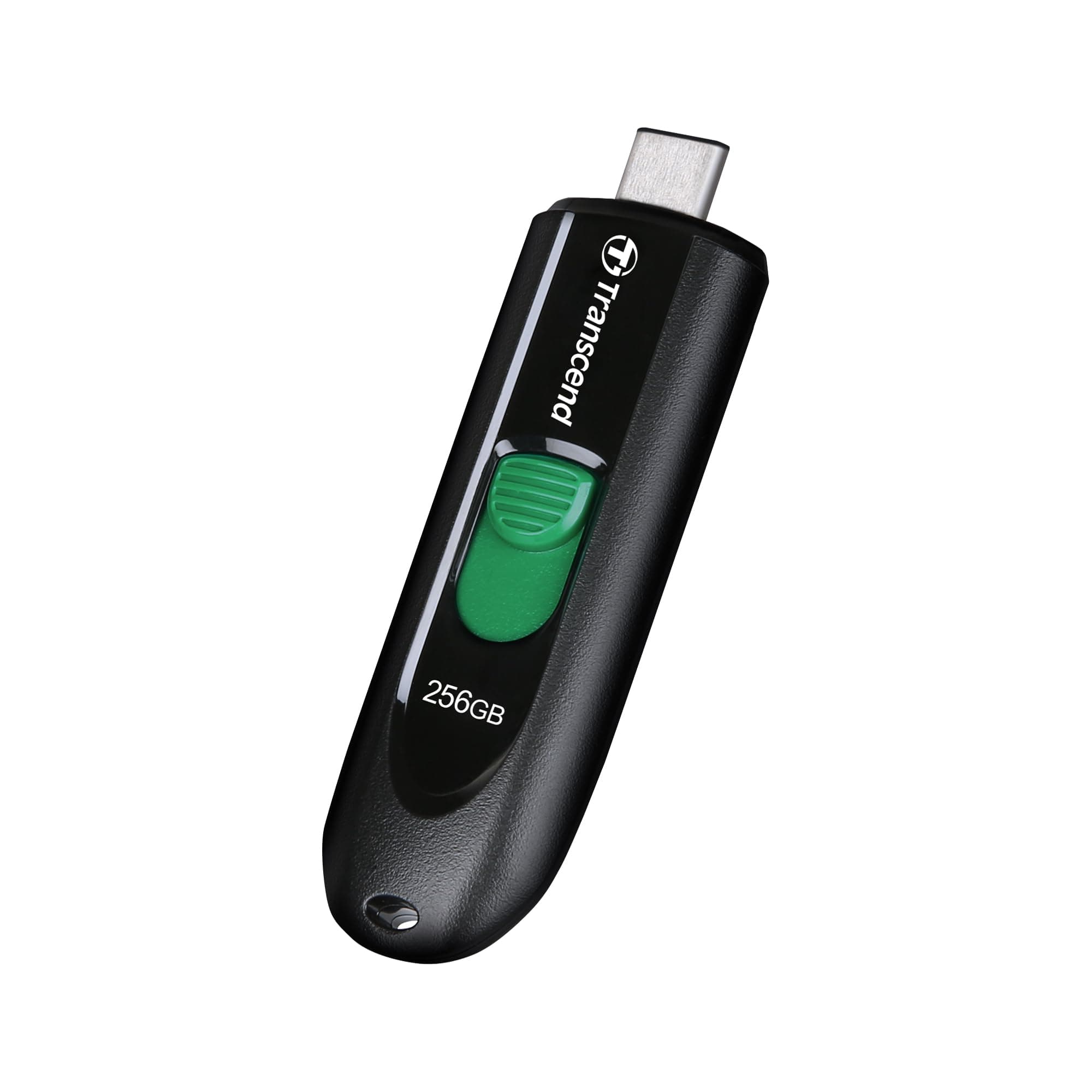 Transcend 256GB, USB3.2, Pen Drive, Type-C, Capless, Черен