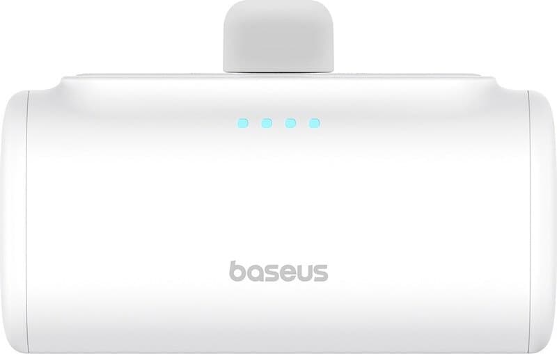 Външна батерия с USB-C конектор - Baseus Compact Powerbank USB-C Connector 5000mAh 20W (P10068306213-00) (бял)