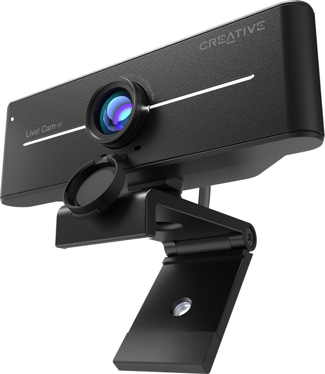 Уеб камера Creative Live! Cam Sync 4K, с микрофон, 4K/UHD (3840x2160@25fps), 8MP, защитен капак на обектива, USB, черна