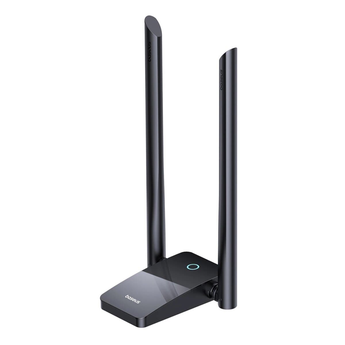 USB-A адаптер за приемане на безжичен Wi-Fi сигнал - Baseus FastJoy Dual Band Fast Wi-Fi USB Adapter 1300Mbps (черен)