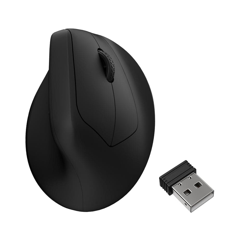 Мишка Keychron M5, оптична (30 000 dpi), жична/безжична, Bluetooth, USB, черна, PixArt 3950 сензор, 8000Hz Polling rate